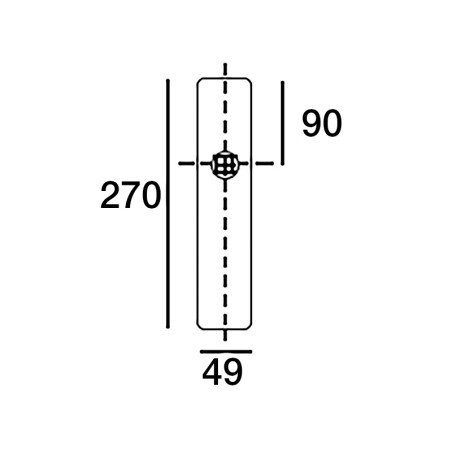 Manillas Placa Eq-9501