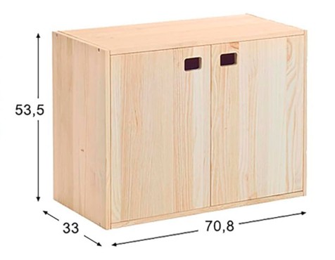 Módulo 2 Puertas Dina Pino Macizo