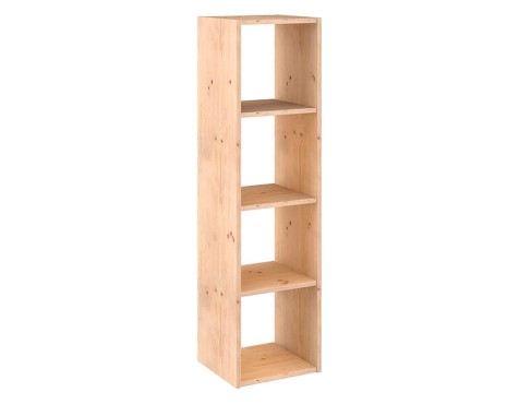 Estanteria 4 Cubos Dina Pino Macizo