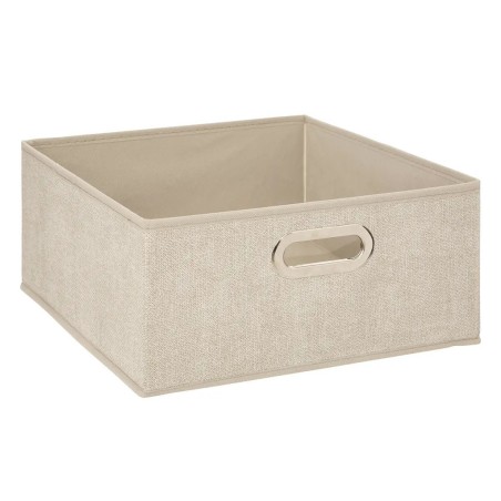 Caja De Tela Plegable Beige