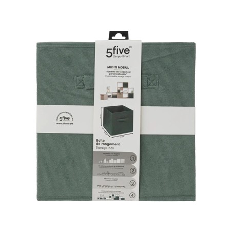 Caja De Terciopelo Plegable Verde Caqui