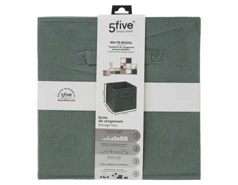 Caja De Terciopelo Plegable Verde Caqui