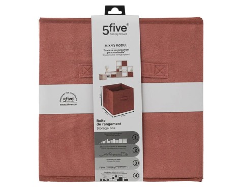 Caja De Terciopelo Plegable Terracota