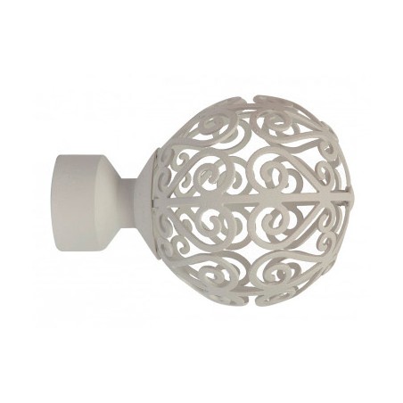 Terminal Cortina Esfera Espiral Blanc Loft
