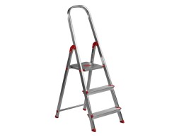 Escalera De Aluminio Rolser Única 3 Peldaños