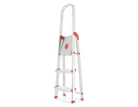 Escalera De Aluminio Rolser Única 3 Peldaños