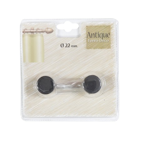 Terminal Cortina Tap Negre Antique (2un)