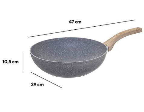Wok Aluminio Nature