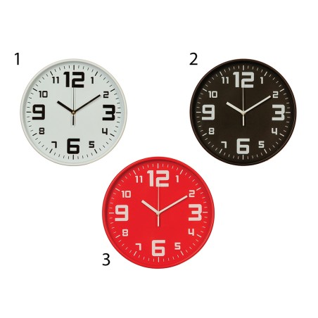 Rellotge De Paret Silence 3 Models Blanc/Negre/Ver