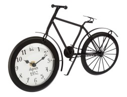 Rellotge De Taula Bicicleta Metall Negre