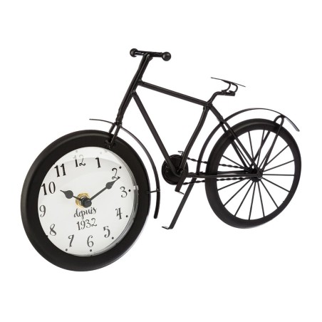 Rellotge De Taula Bicicleta Metall Negre