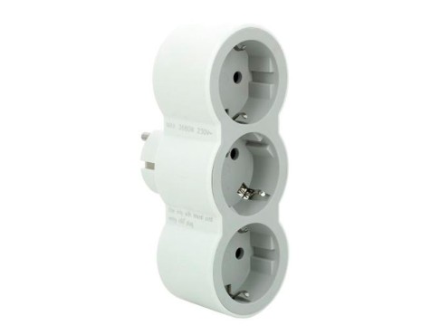 Adaptador 3 Preses Blanc-Gris