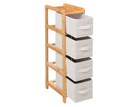 Prestatgeria De Bany 4 Calaixos Tidy