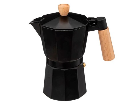 Cafetera Italiana Negra