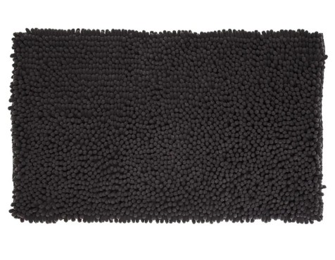 Alfombra Baño Maxi Chenilla Negro
