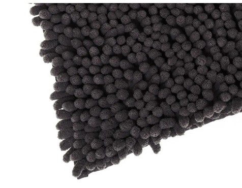 Alfombra Baño Maxi Chenilla Negro