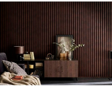 Revestimiento Pvc Lamas Linerio L-Line Chocolate