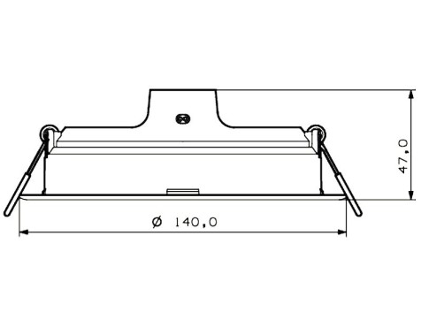 Downlight Empotrar Led Philips Meson Luz Cálida