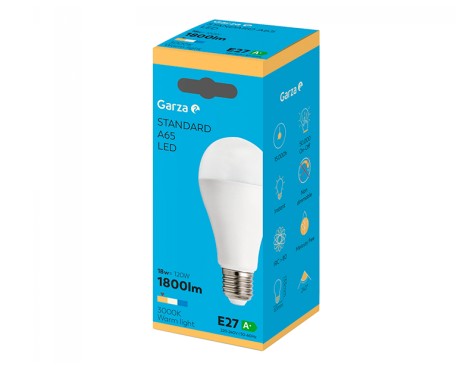 Bombilla Led Estándar Garza Luz Cálida