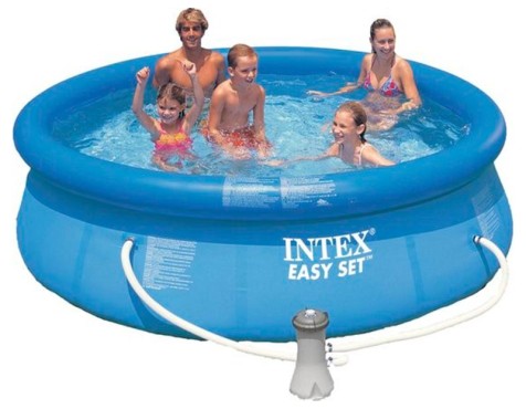 Piscina Inflable Amb Filtre Rodona Easy Set
