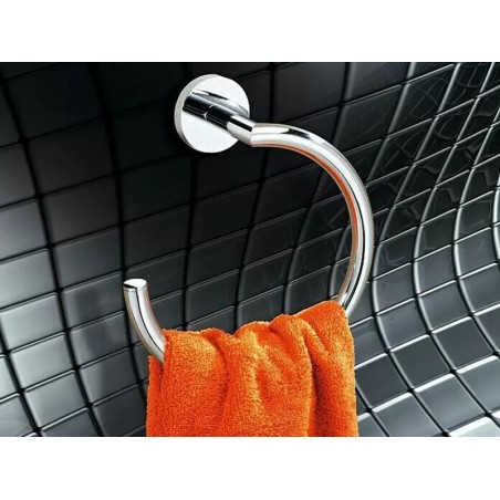 Toallero Anilla Baño B-Funny Inox Cromado