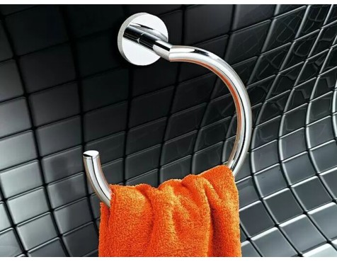 Toallero Anilla Baño B-Funny Inox Cromado