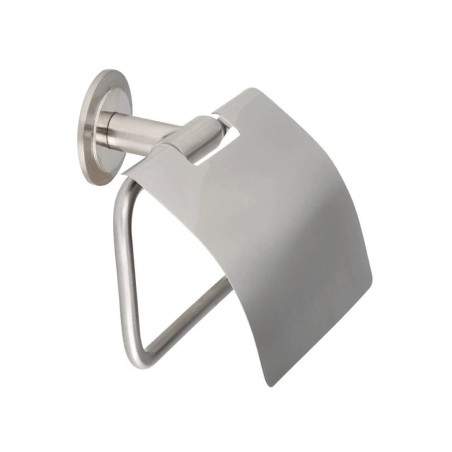 Porta-Rotlles Bany Amb Tapa B-Focus Inox Cromat