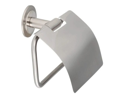 Porta-Rotlles Bany Amb Tapa B-Focus Inox Cromat