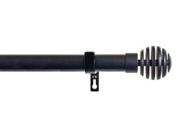 Kit Barra Extensible Cortina Aros Negra