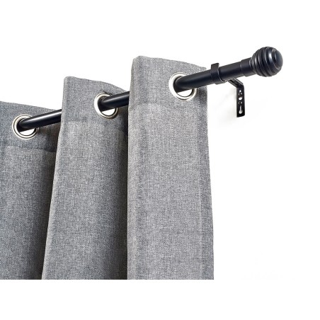 Kit Barra Extensible Cortina Aros Negra