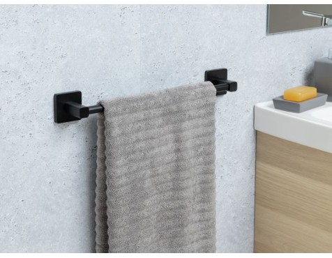 Tovalloler Barra Bany Nero Inox Negre
