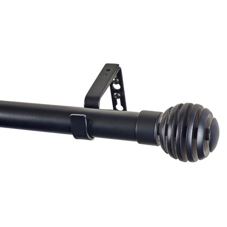 Kit Barra Extensible Cortina Aros Negra