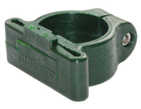 Abrazadera Esquinero Pvc Verde Poste Presto