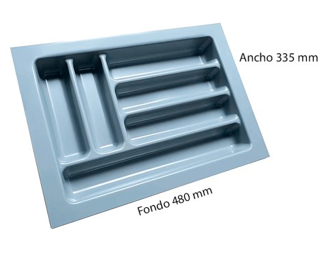 Cubertero Cajón De Cocina Gris