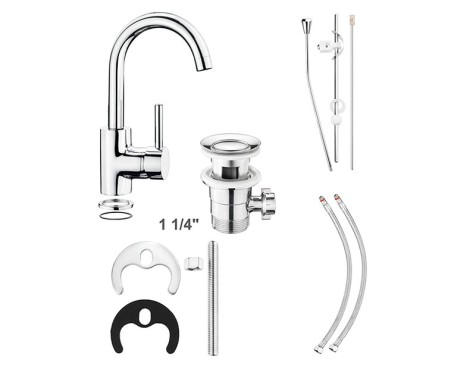 Aixeta Lavabo Monocomandament Fio Canella Alta