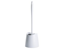 Escobilla Baño Plástico Blanca