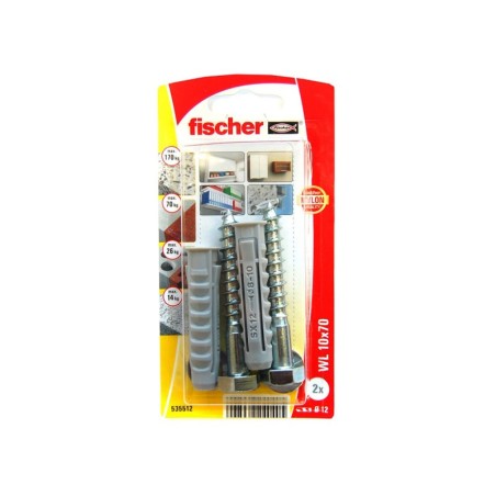 Fijación Sanitarios Fischer Wl 10X70 K (2un)
