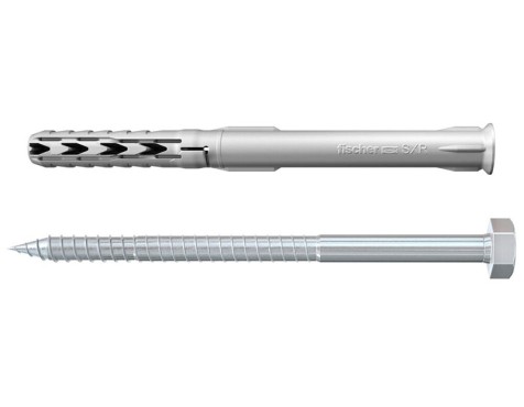 Tornillo Hexagonal + Taco Sxr 10X80 Ss K (4un)