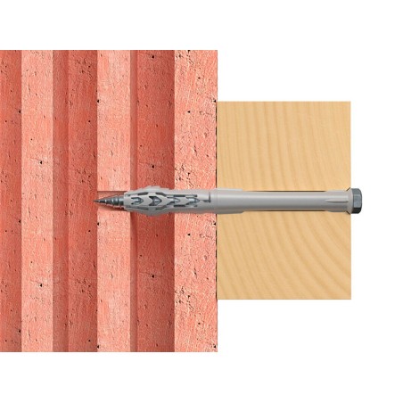 Tornillo Hexagonal + Taco Sxr 10X80 Ss K (4un)
