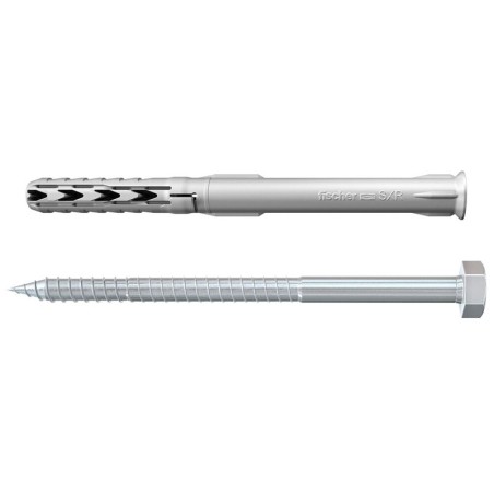 Tornillo Hexagonal + Taco Sxr 10X100 Ss K Nv (4un)