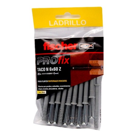 Taco Clavo Fischer N 6X60 Z (20un)