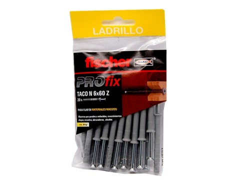 Taco Clavo Fischer N 6X60 Z (20un)