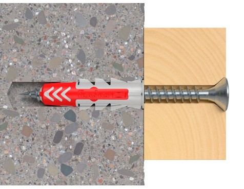 Tornillo + Taco Duopower 8X40 S (25un)