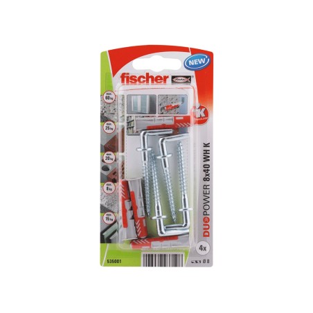 Alcayata + Taco Duopower 8X40 Wh (2un)