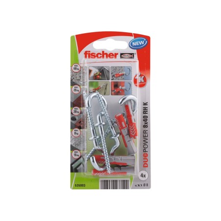 Hembrilla Abierta + Taco Duopower 8X40 Rh (2un)