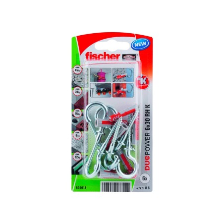 Hembrilla Abierta + Taco Duopower 6X30 Rh (4un)