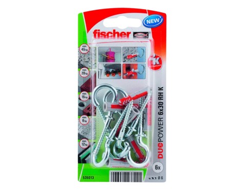Hembrilla Abierta + Taco Duopower 6X30 Rh (4un)