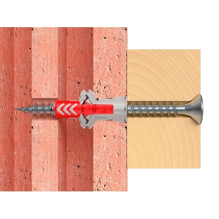Tornillo + Taco Duopower 8X40 S (8un)