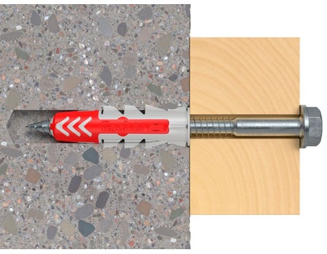 Tornillo Hexagonal + Taco Duopower 10X50 S (4un)
