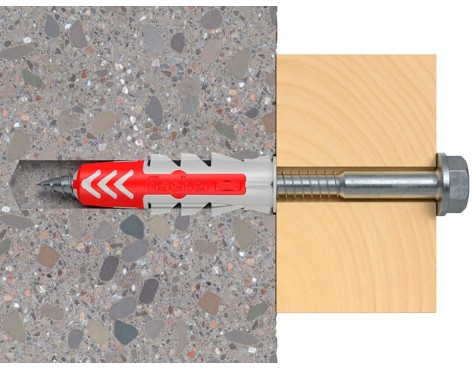 Tornillo Hexagonal + Taco Duopower 10X50 S (10un)